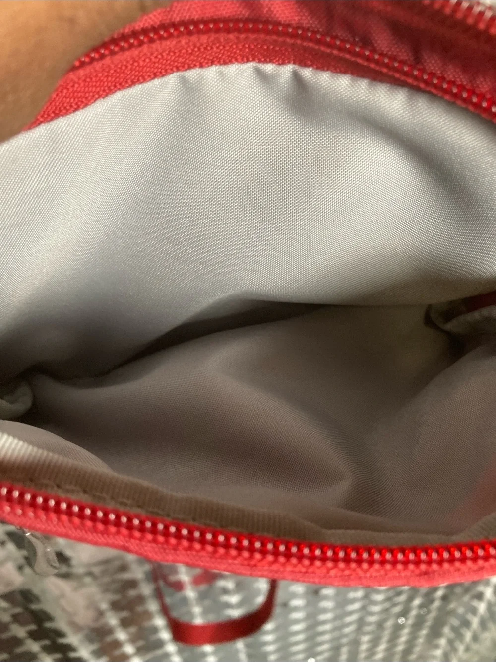 Baggallini Red Multi-Zip Crossbody with Adjustable Strap